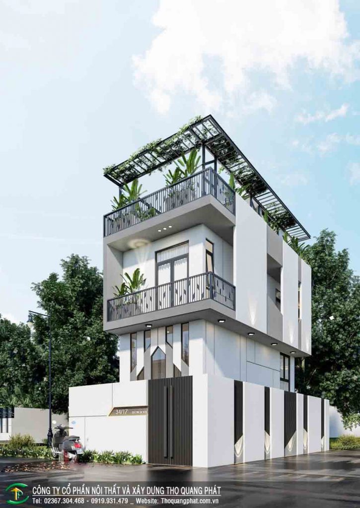 THIẾT KẾ NHÀ PHỐ TẠI DUNG HÒA CŨ MỚI