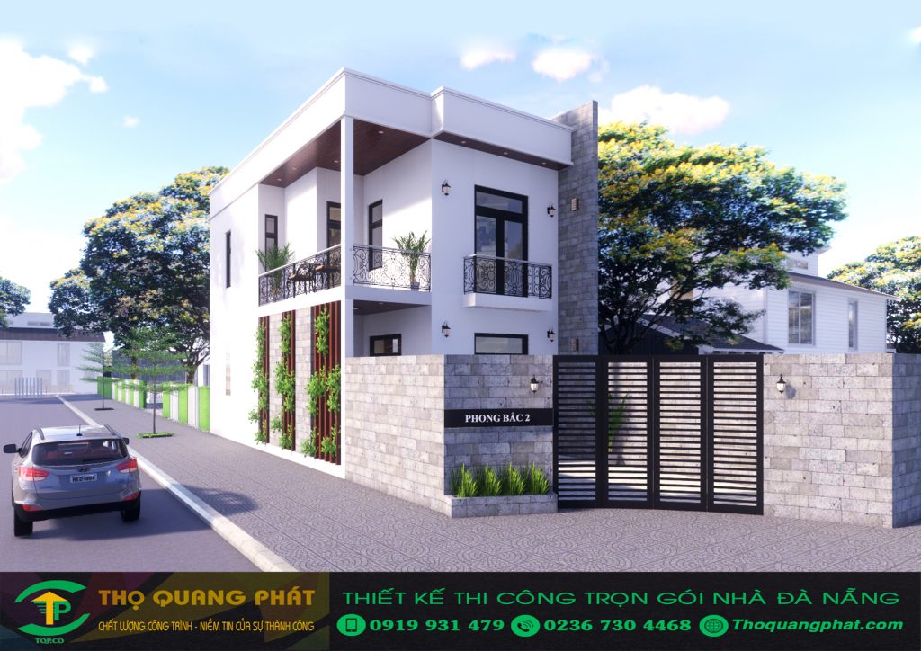 THIẾT KẾ NHÀ ỐNG 2 TẦNG TẠI ĐÀ NẴNG