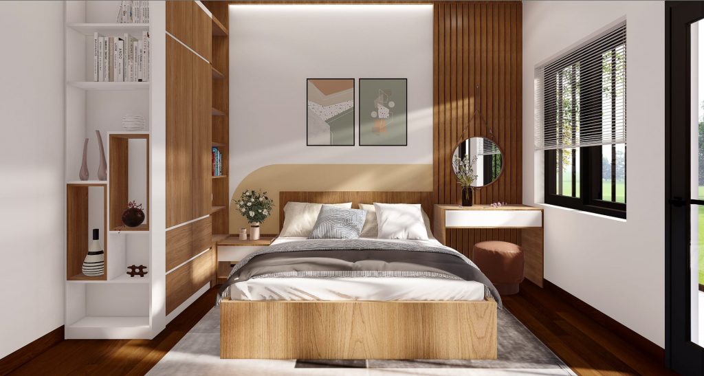 Phối cảnh 02 phòng ngủ