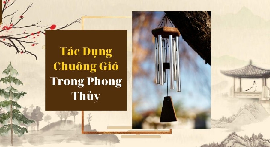 Tác dụng của chuông gió phong thủy.