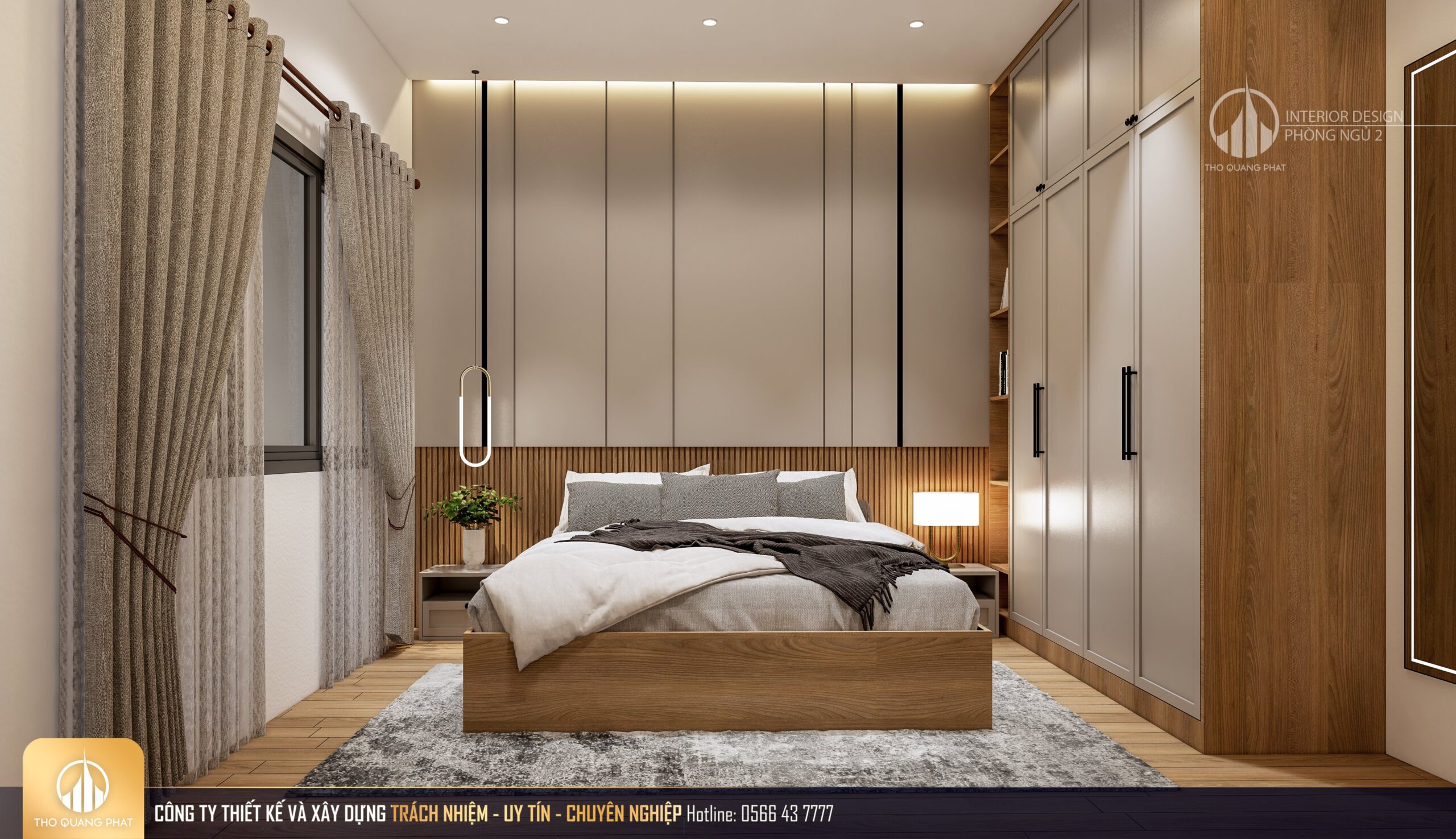 Phòng ngủ tổ ấm 2 tầng