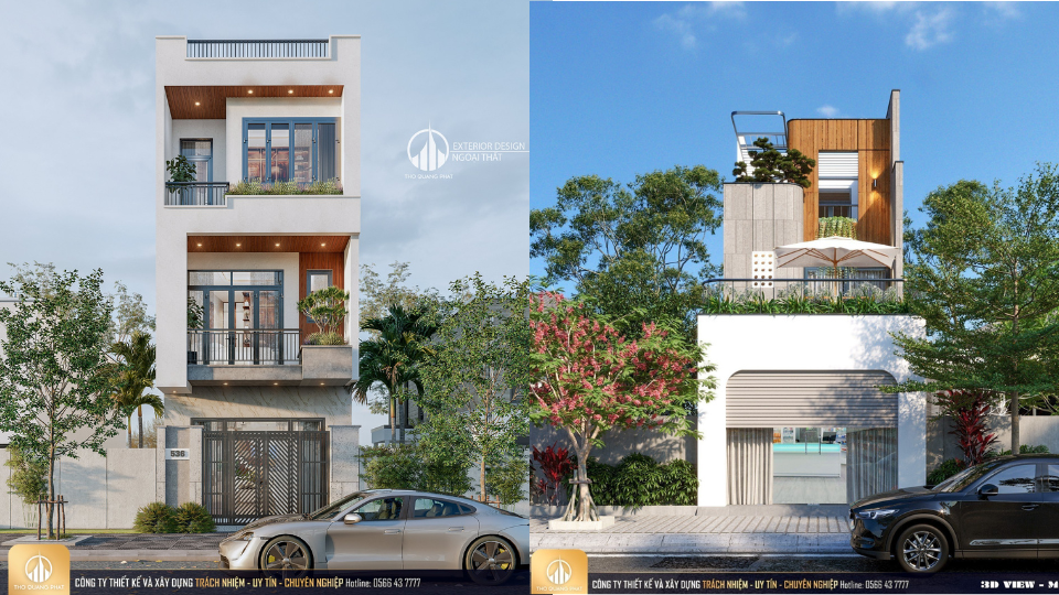 xu hướng thiết kế nhà phố năm 2024