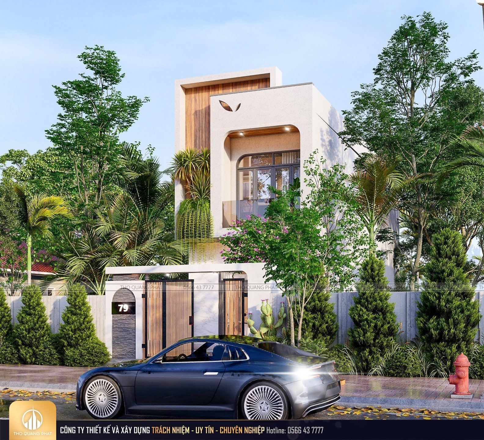 Thiết kế nhà phong cách trẻ trung cho nữ gia chủ