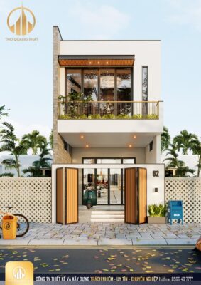 Mặt tiền nhà 2 tầng tại đà nẵng