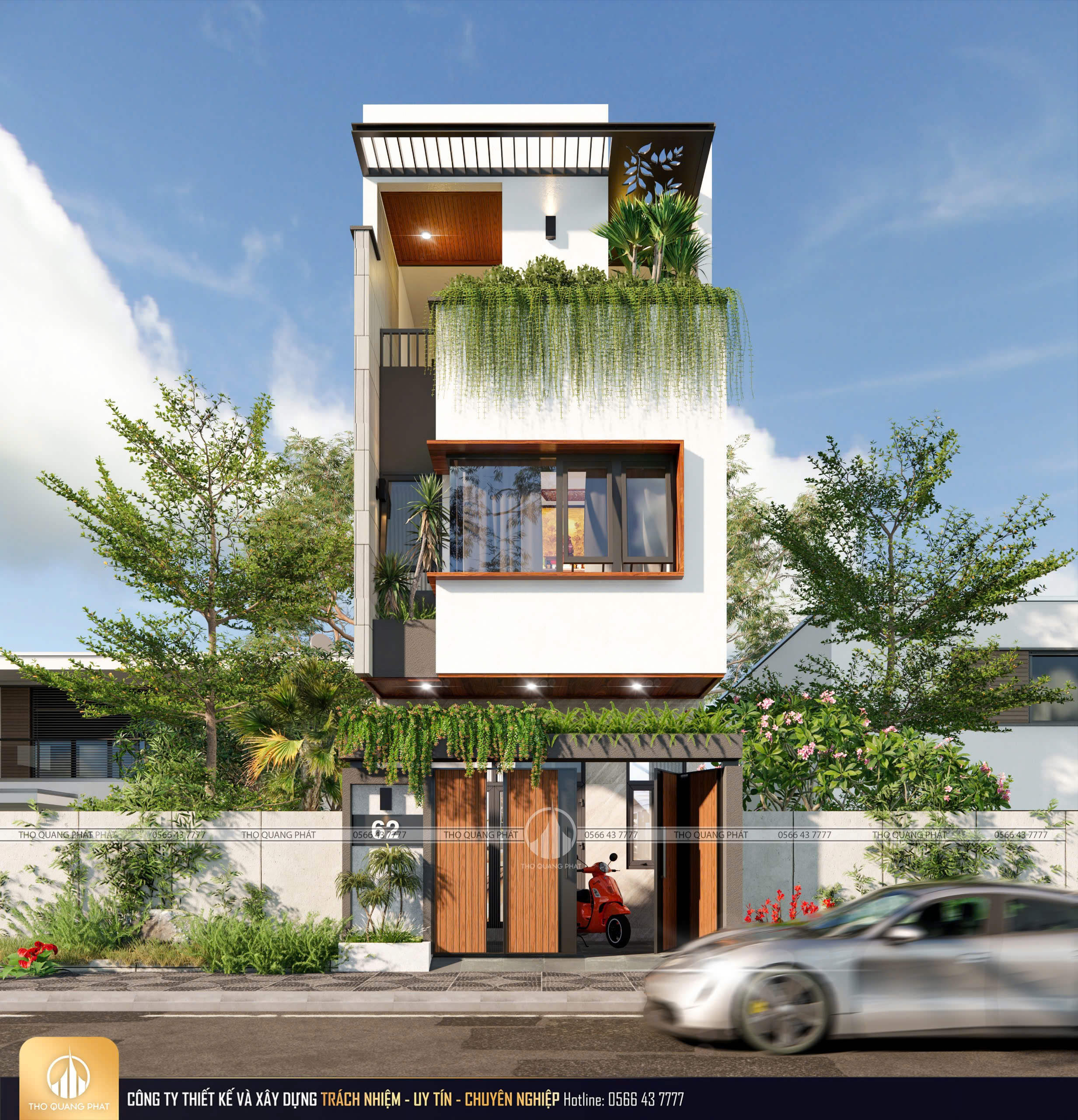 Tầm quan trọng của cây xanh trong kiến trúc.