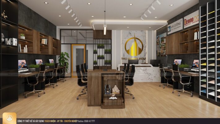 Bản thiết kế văn phòng làm việc mới của Thọ Quang Phát tại Đà Nẵng