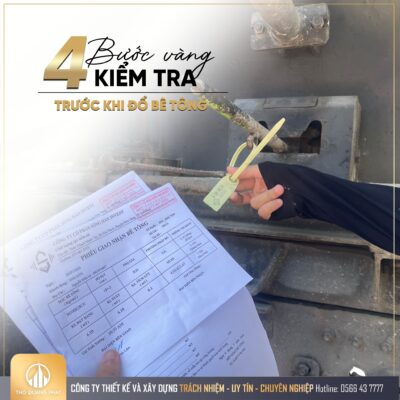 4 BƯỚC VÀNG KIỂM TRA TRƯỚC KHI ĐỔ BÊ TÔNG