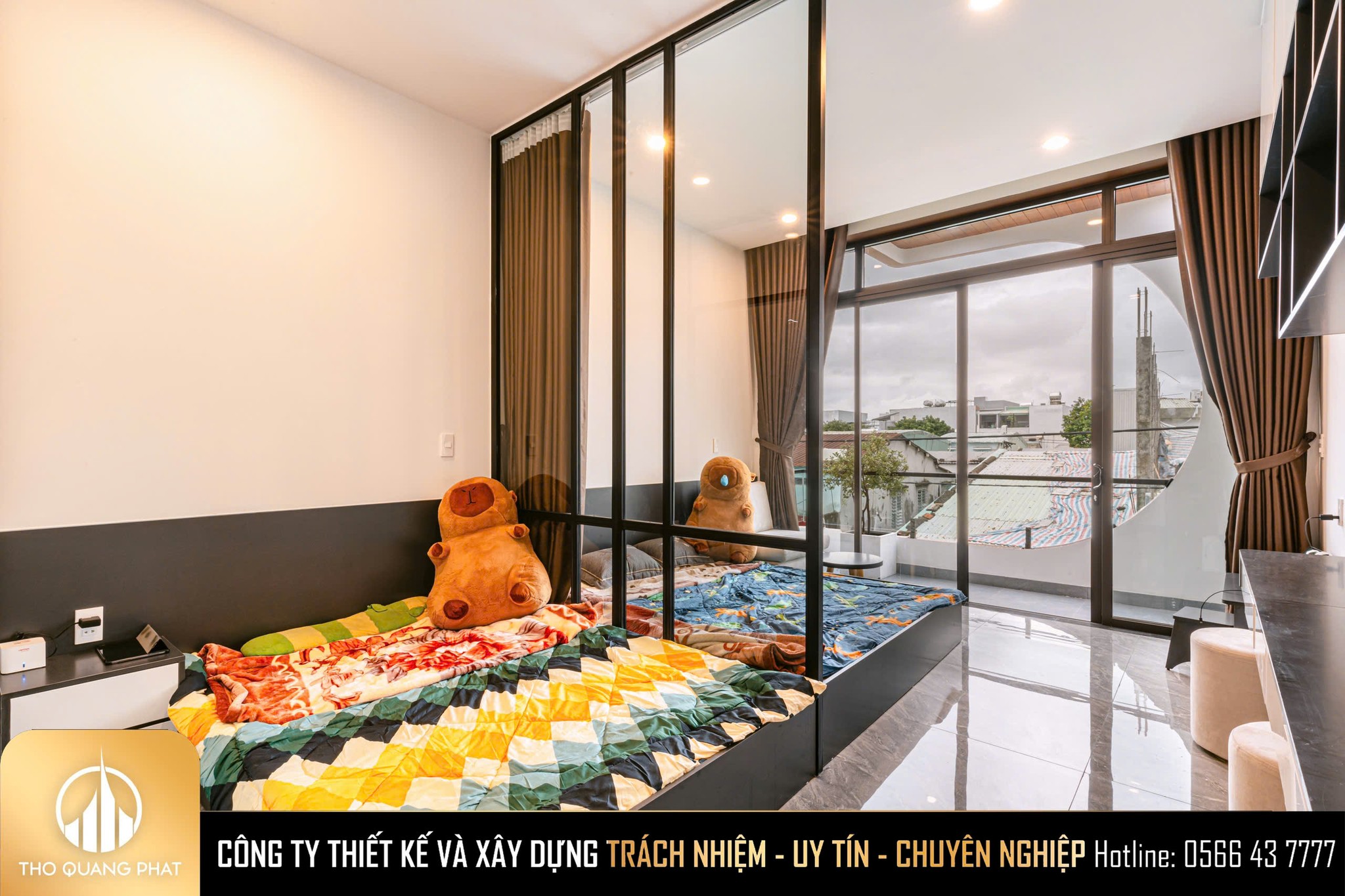 Bàn giao công trình 2 tầng 1 tum K's House