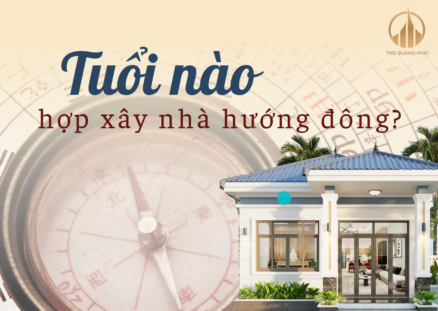 Nhà phong thủy hướng Đông