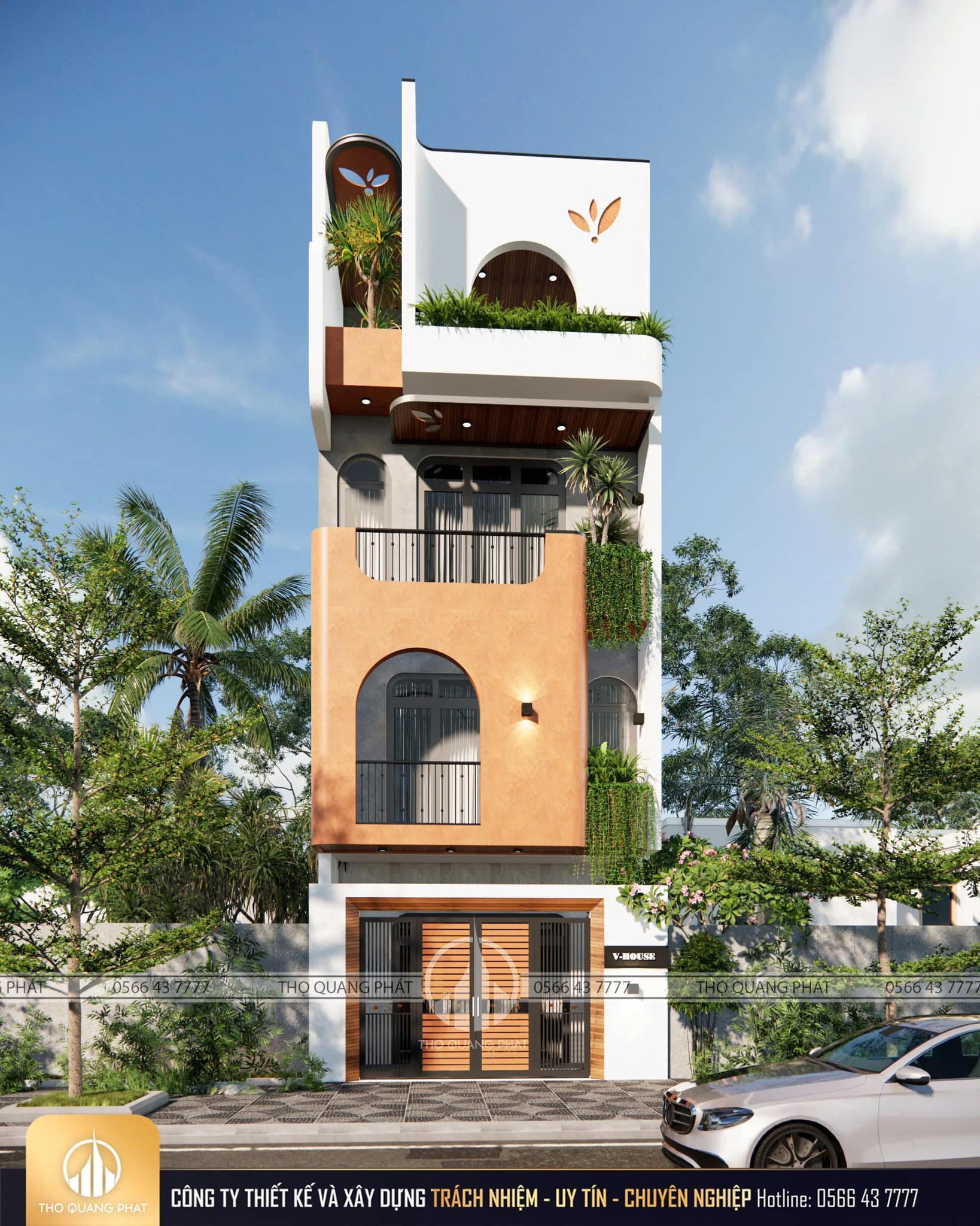 Thanh chắn nhà hướng Tây