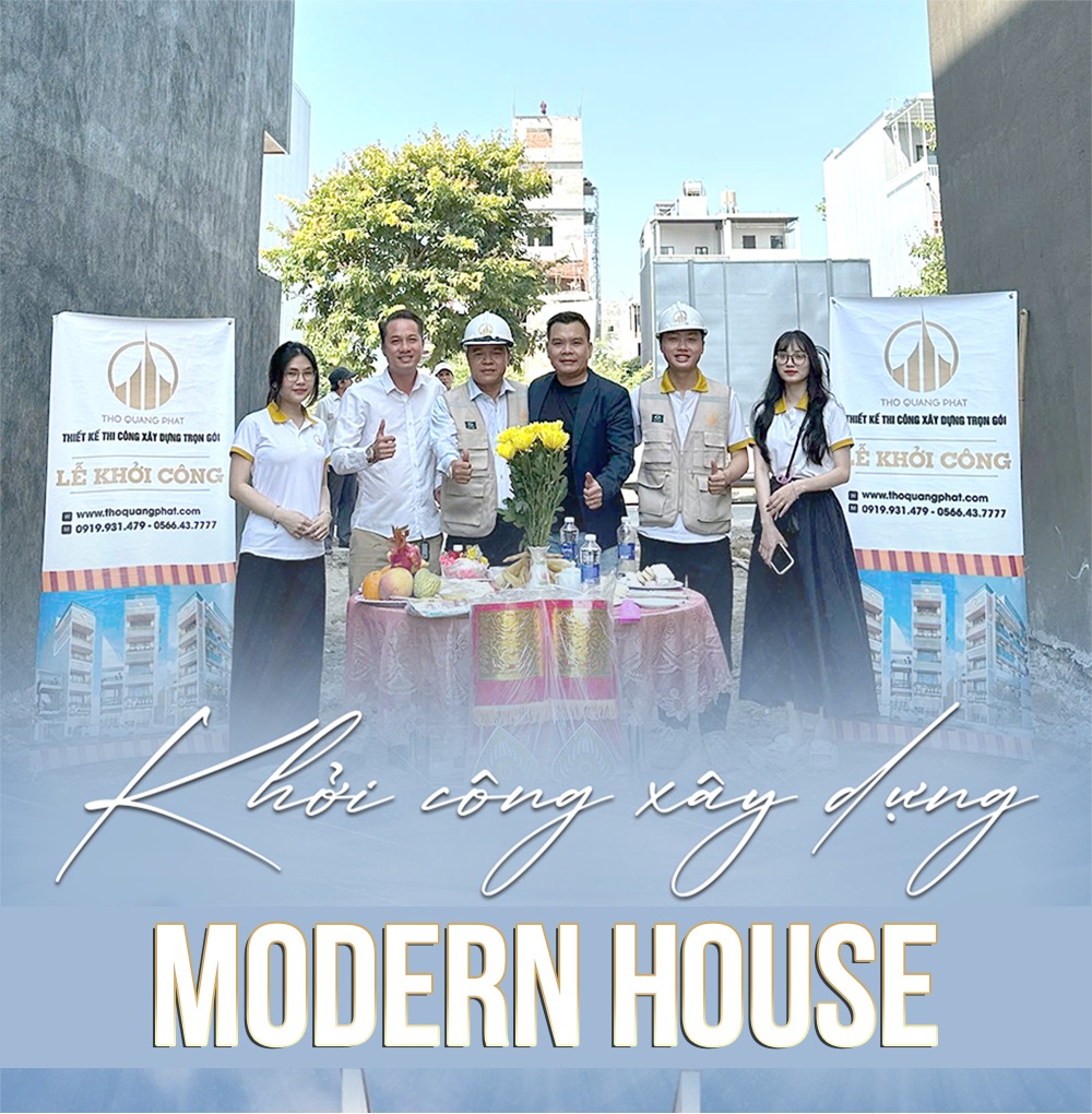 khởi công xây dựng nhà phố