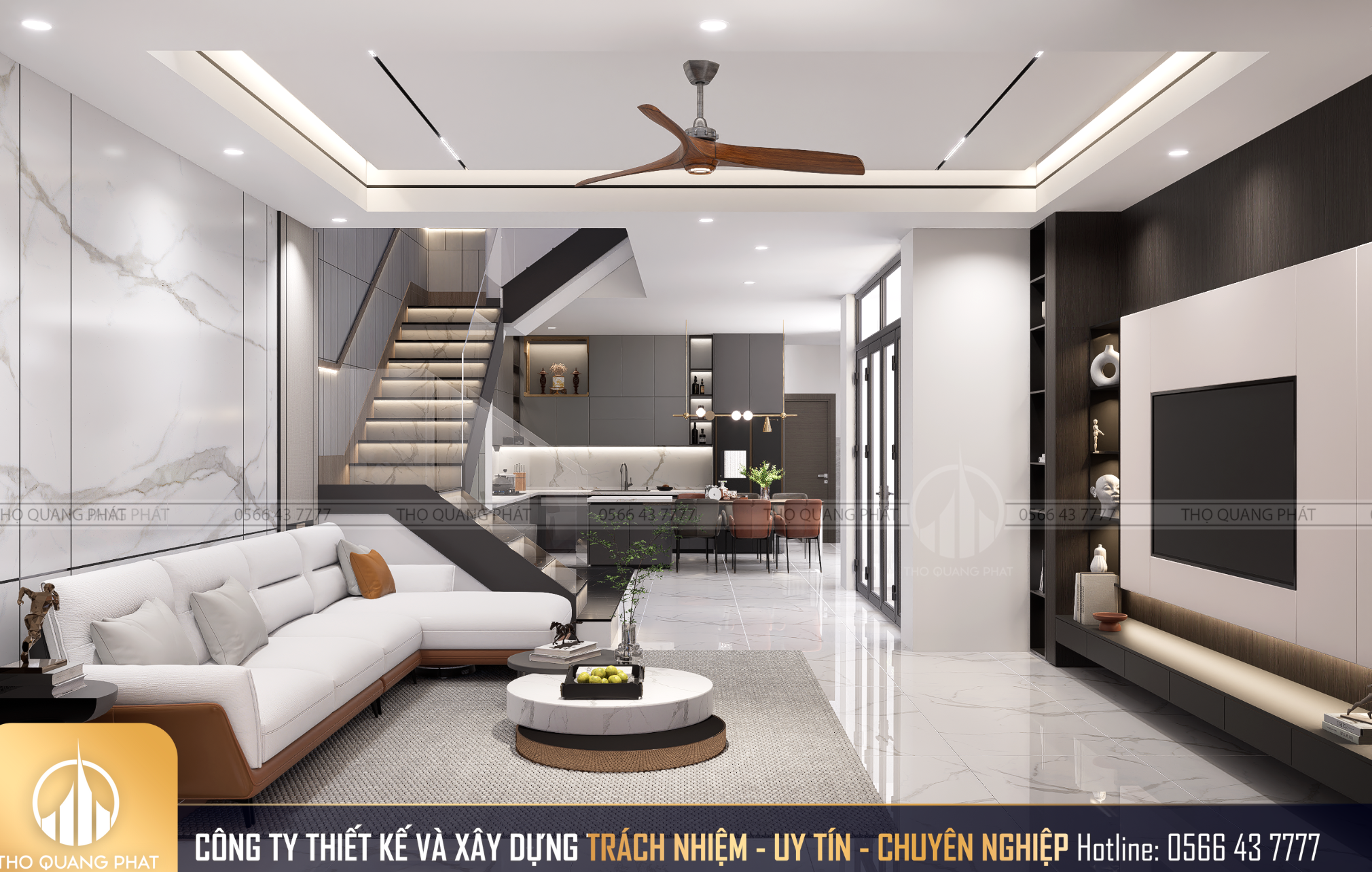 Nhà phố 2 tầng tiện nghi