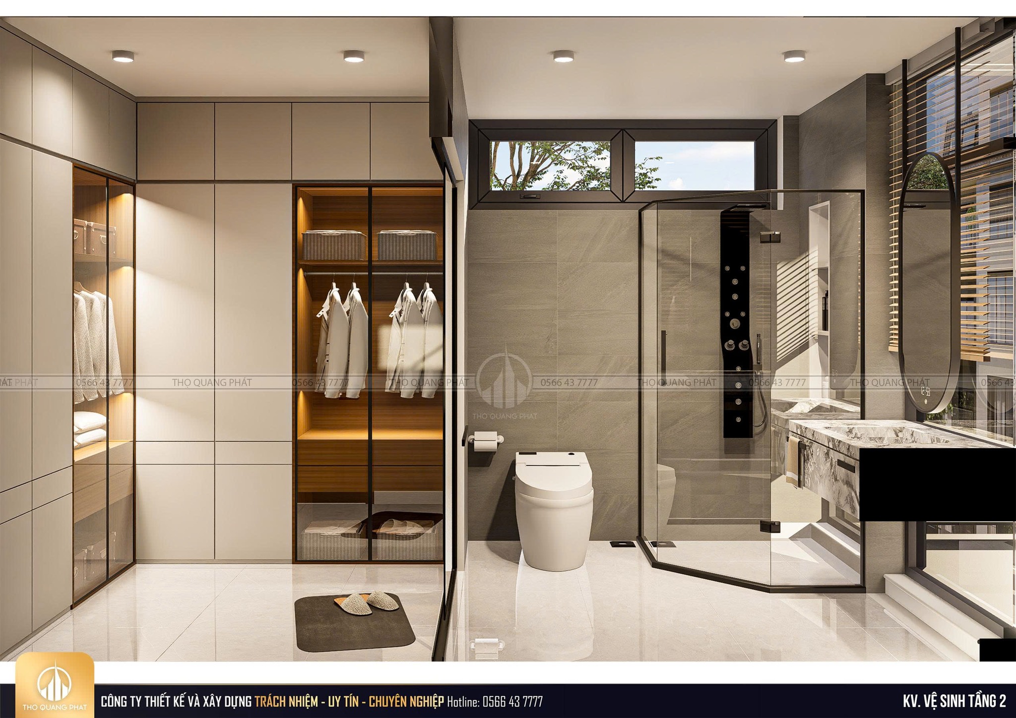 Phòng WC tinh tế